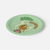 Scooby-Doo | Happy Halloween Papieren Bordje (Gekanteld)