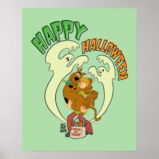 Scooby-Doo | Happy Halloween Poster (Voorkant)