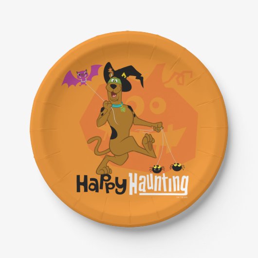 Scooby-Doo | Happy Haunting Papieren Bordje (Voorkant)