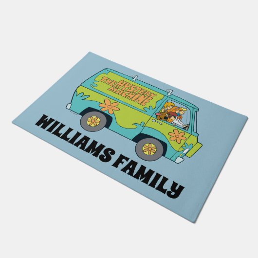 Scooby-Doo Happy Walk | Jouw naam Doormat toevoege Deurmat (Schuin)