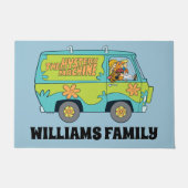 Scooby-Doo Happy Walk | Jouw naam Doormat toevoege Deurmat (Voorkant)