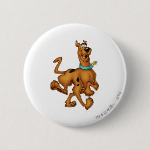 Scooby-Doo Happy Walk Ronde Button 5,7 Cm