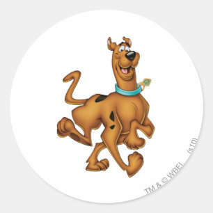 Scooby-Doo Happy Walk Ronde Sticker
