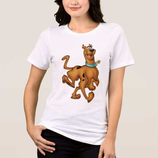 Scooby-Doo Happy Walk Tri-Blend Shirt (Voorkant)