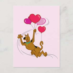 Scooby Doo - Heart-ballonnen Briefkaart