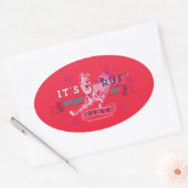 Scooby-Doo - Het is Ruf zonder jou Ovale Sticker (Envelop)