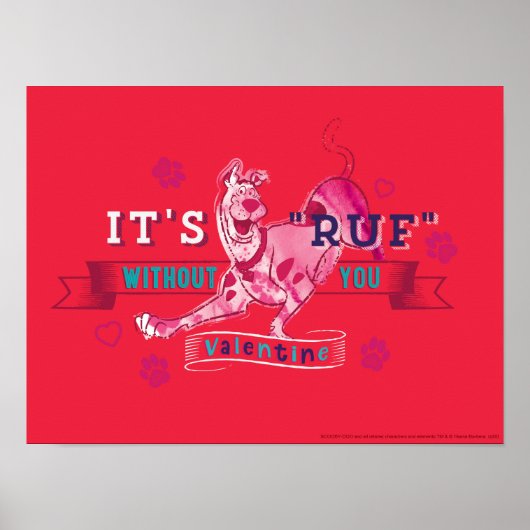 Scooby-Doo - Het is Ruf Zonder jou Poster (Voorkant)