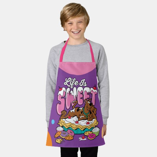 Scooby-Doo "Het leven is lief" Schort (Gedragen)