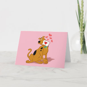 Scooby-Doo - Holding Valentijn Envelope Feestdagen Kaart