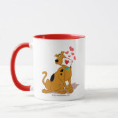 Scooby-Doo - Holding Valentijn Envelope Mok (Links)