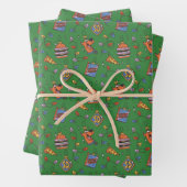Scooby-Doo Holiday Snack Lights Pattern Inpakpapier Vel (In situ)