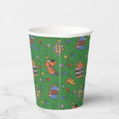 Scooby-Doo Holiday Snack Lights Pattern Papieren Bekers (Rechts)
