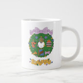 Scooby-Doo Holiday Snack Wreath Graphic Extra Grote Beker (Rechts)