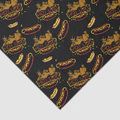 Scooby-Doo Hot Dog Neon Sign Tissuepapier (Detail)