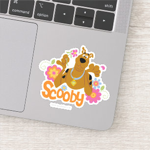 Scooby-Doo In Flowers Sticker