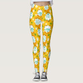 Scooby-Doo | Karakter Floral Patroon Leggings (Voorkant)