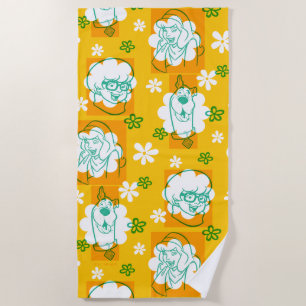 Scooby-Doo   Karakter Floral Patroon Strandlaken