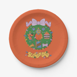 Scooby-Doo Kerst Snack Krans Grafisch Papieren Bordje