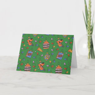 Scooby-Doo Kerst Snack Lichten Patroon Feestdagen Kaart