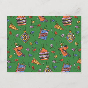 Scooby-Doo Kerst Snack Lichtjes Patroon Briefkaart
