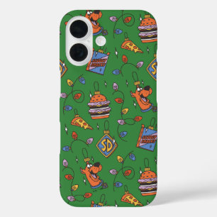 Scooby-Doo Kerst Snack Lichtjes Patroon iPhone 16 Hoesje