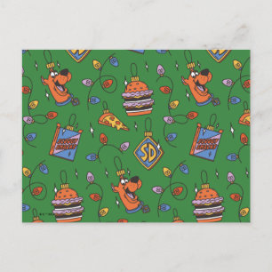 Scooby-Doo Kerst Snack Lichtjes Patroon Feestdagenkaart