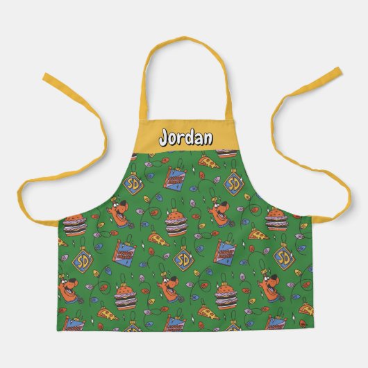 Scooby-Doo Kerst Snack Lichtjes Patroon Schort (Voorkant)