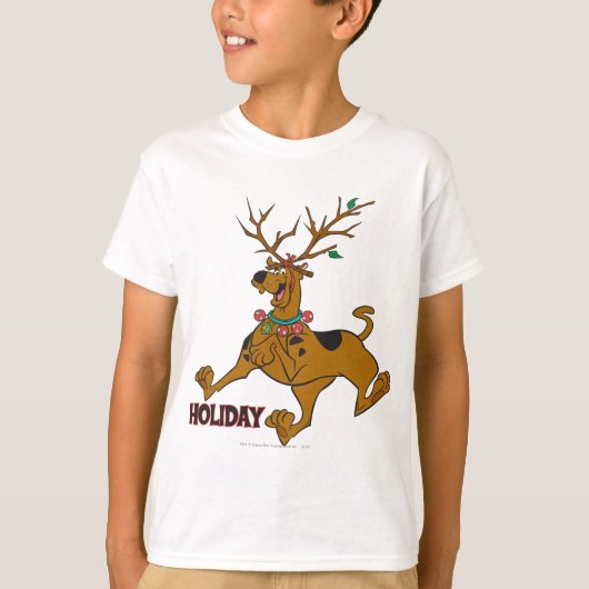 Scooby-Doo Kerstfeestdag Antlers T-shirt (Voorkant)