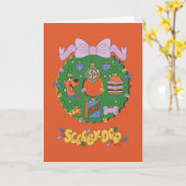 Scooby-Doo Kerstkrans Grafisch Ontwerp Snack Kaart (Gele Bloem)