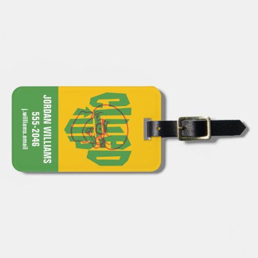 Scooby-Doo | klittenband Bagagelabel (Voorkant horizontaal)