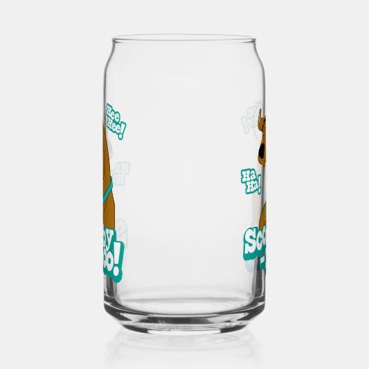 Scooby-Doo Laughing Blikvorm Glas (Rechts)