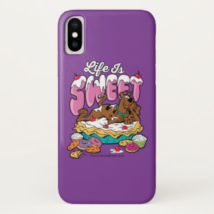 Scooby-doo "Life is Sweet" iPhone X Hoesje