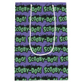 Scooby-Doo! Logo met monster silhouet Medium Cadeauzakje (Achterkant)