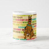 Scooby-Doo loopt "Waar ben je?" Jumbo Mok (Voorkant)