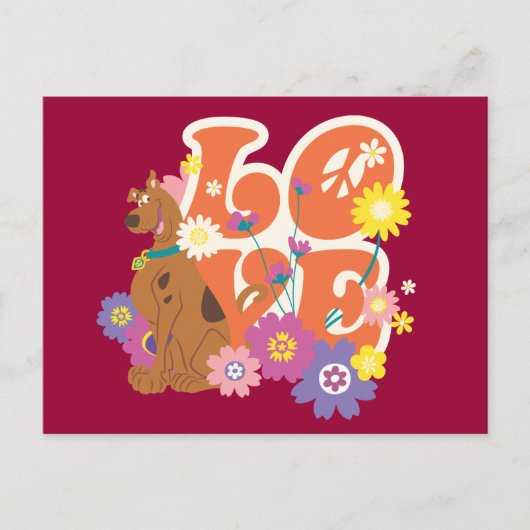 Scooby-Doo "Love" Briefkaart (Voorkant)