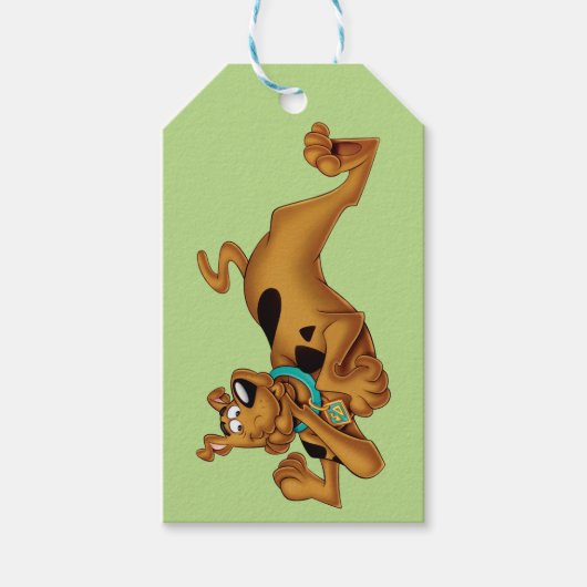 Scooby-Doo Lying Down Cadeaulabel (Voorkant)
