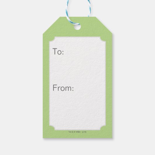 Scooby-Doo Lying Down Cadeaulabel (Achterkant)