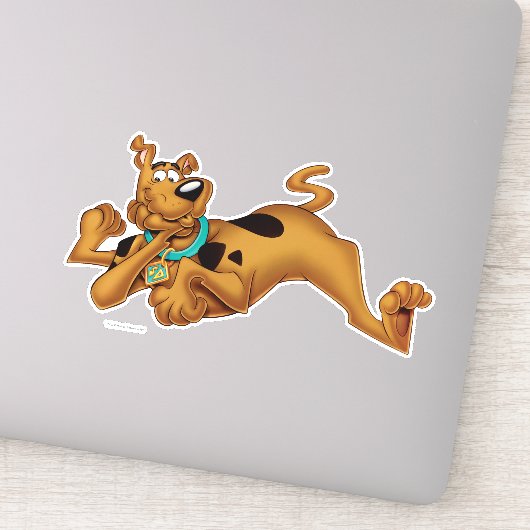 Scooby-Doo Lying Down Sticker (Detail)