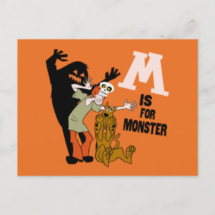Scooby-Doo M is voor Monster Briefkaart
