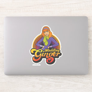 Scooby-Doo   "Meddling Ginger" Daphne Sticker
