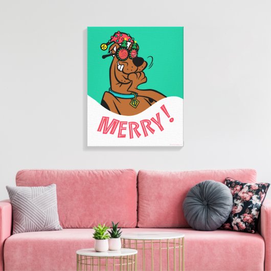 Scooby-Doo Merry Laughter Canvas Afdruk (Insitu (Woonkamer))