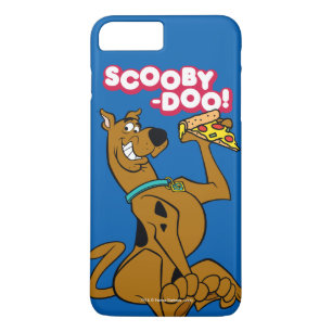 Scooby-doo met Pizza Slice iPhone 8 Plus / 7 Plus Hoesje