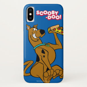 Scooby-doo met Pizza Slice iPhone X Hoesje