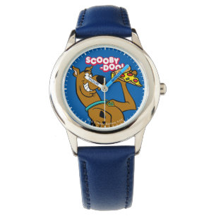 Scooby-doo met Pizza Slice Horloge