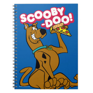 Scooby-doo met Pizza Slice Notitieboek