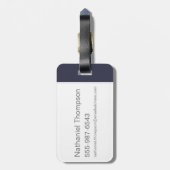 Scooby-Doo met UFO Bagagelabel (Achterkant verticaal)