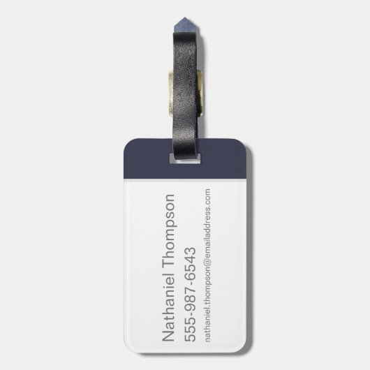 Scooby-Doo met UFO Bagagelabel (Achterkant verticaal)