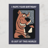 Scooby-Doo met UFO Briefkaart (Voorkant)