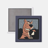 Scooby-Doo met UFO Magneet (Voorkant / Achterkant)