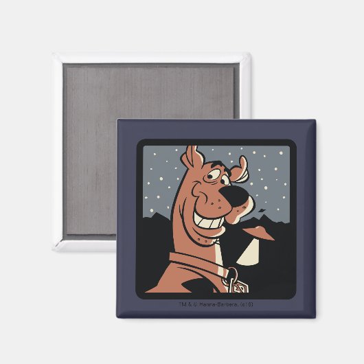 Scooby-Doo met UFO Magneet (Voorkant / Achterkant)